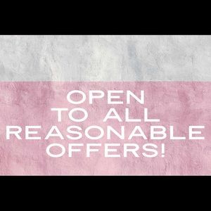 Open to all reasonable offers 🤩